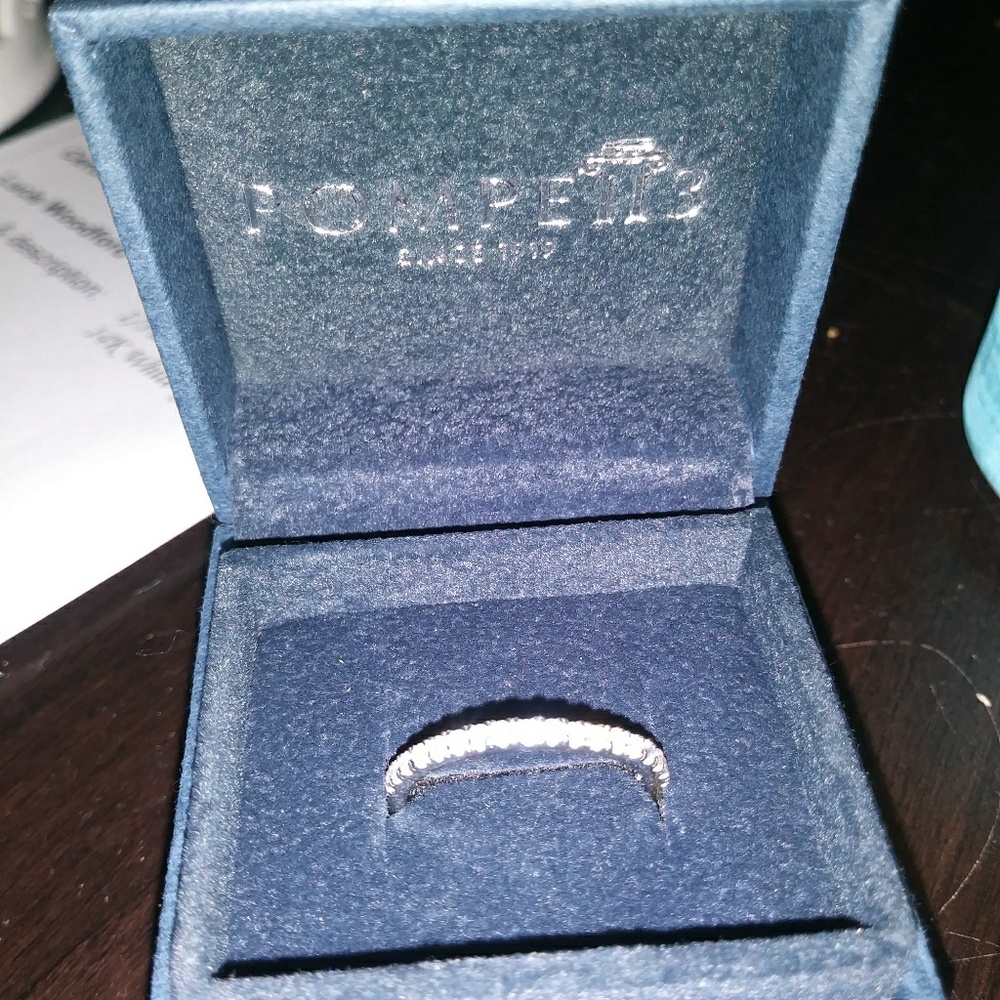 0.3 carat white gold diamond ring size 7